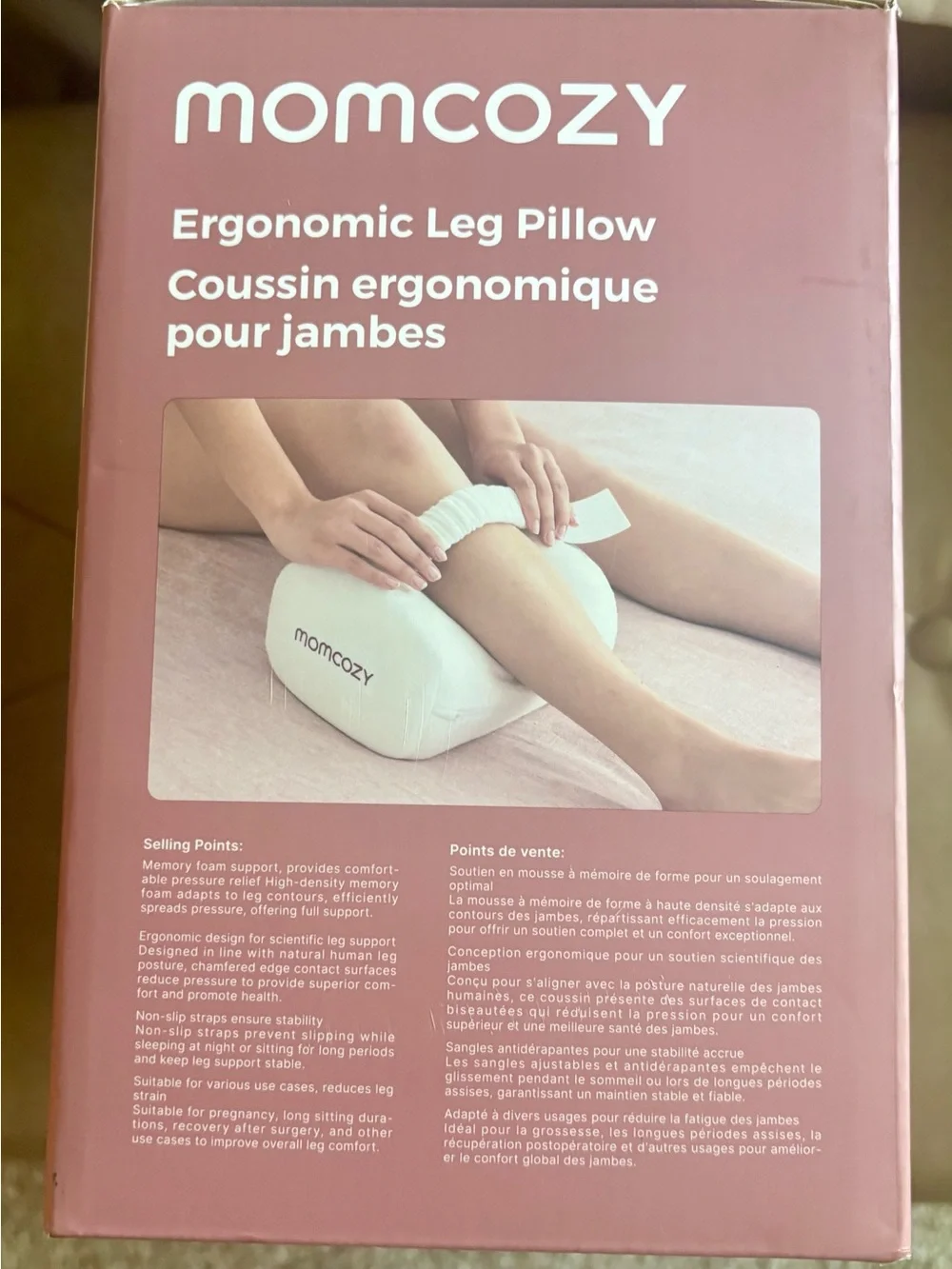 Momcozy Ergonomic Leg Support Pillow
